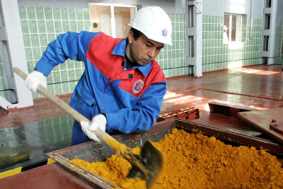 Важнейшую часть экспорта Казахстана составляют радиоактивные ископаемые.