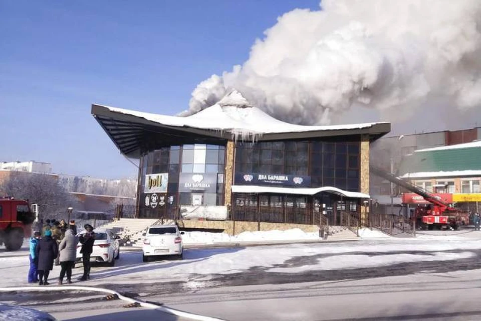 МЧС: пожар в кафе в Братске мог начаться из-за горючих веществ, скопившихся в вытяжке мангала