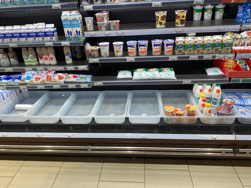 Еще не хватало, чтобы молочка в Молдове стала дефицитом. Фото: Александр Петков