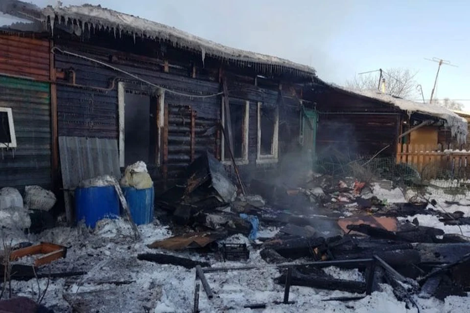 Из-за пожара 17 человек остались без крыши над головой. ФОТО: страница Николая Золотникова ВКонтакте