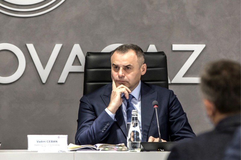 Председатель правления «Молдовагаз» Вадим Чебан.