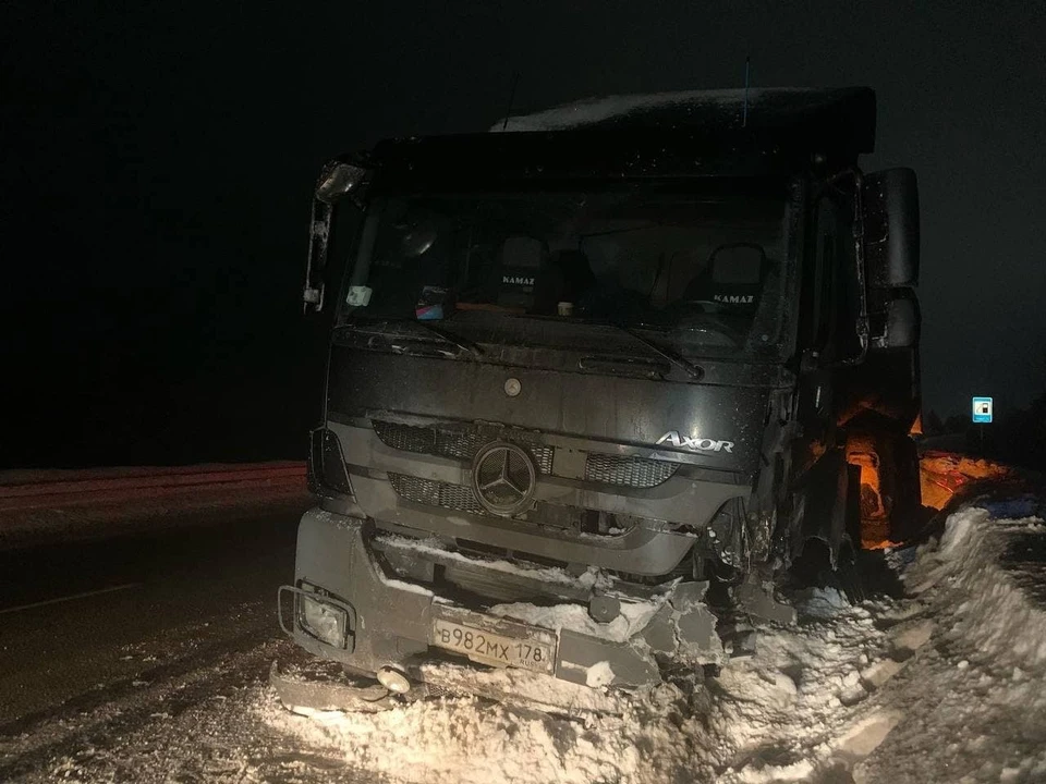 Авария произошла на 35 километре автодороги «Йошкар-Ола – Зеленодольск». Фото: пресс-служба Госавтоинспекции Марий Эл