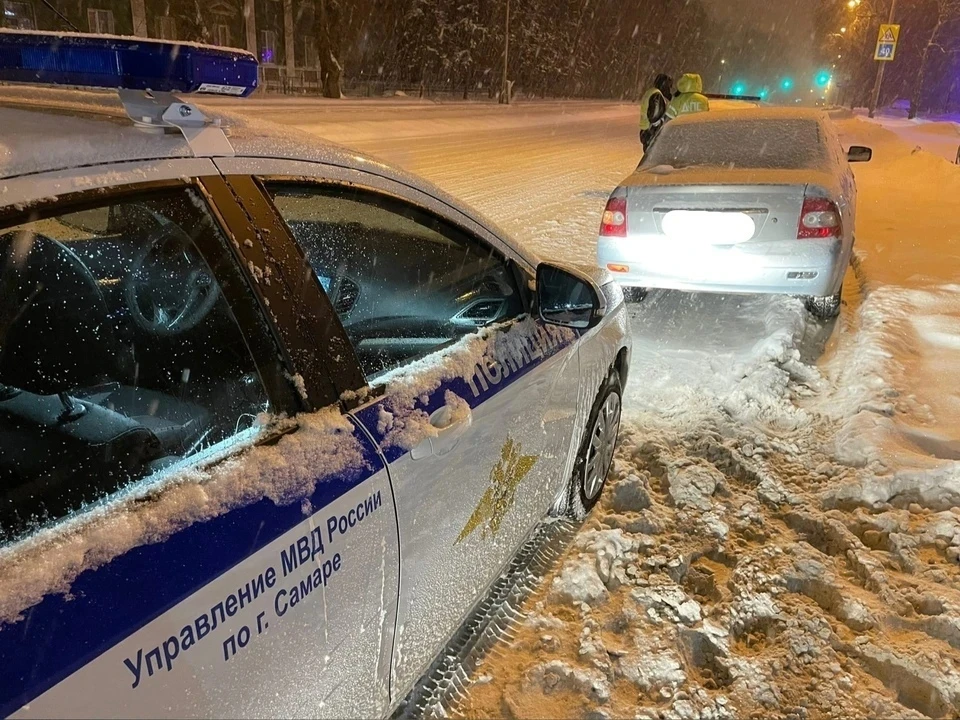 Медосвидетельствование подтвердило, что водитель был пьян. Фото: "Ночной патруль Самара".