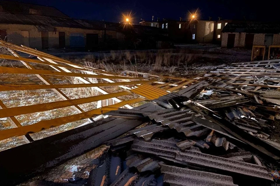 Вот так выглядят последствия непогоды в Минской области. Фото: mchs.gov.by