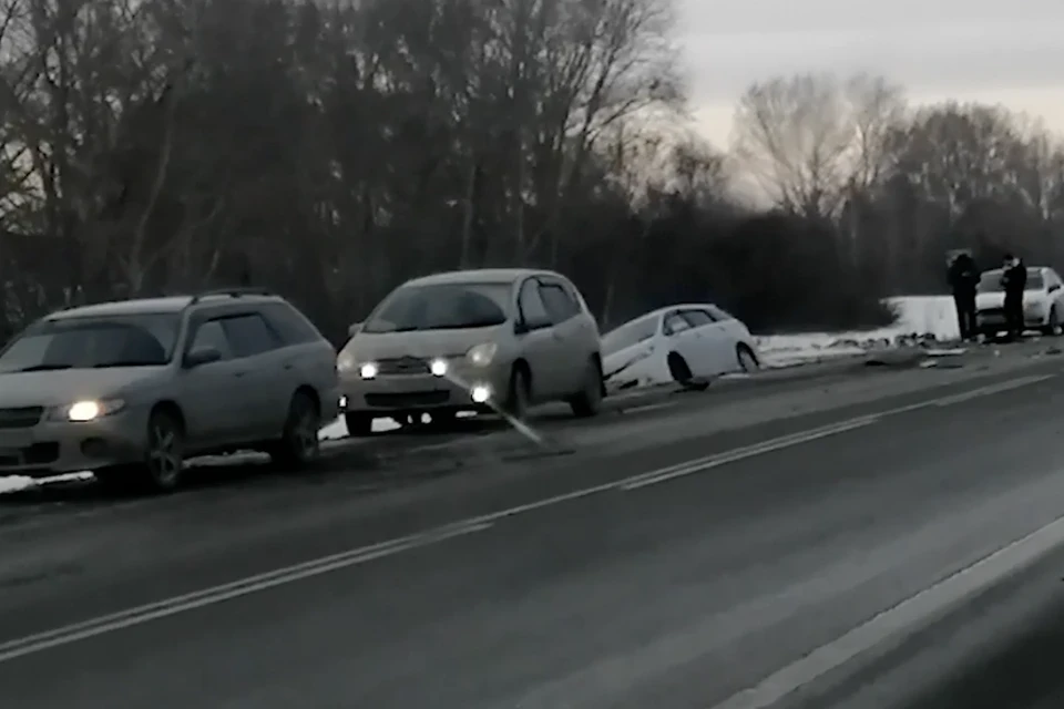 В аварии пострадал подросток. Фото: кадр из видео