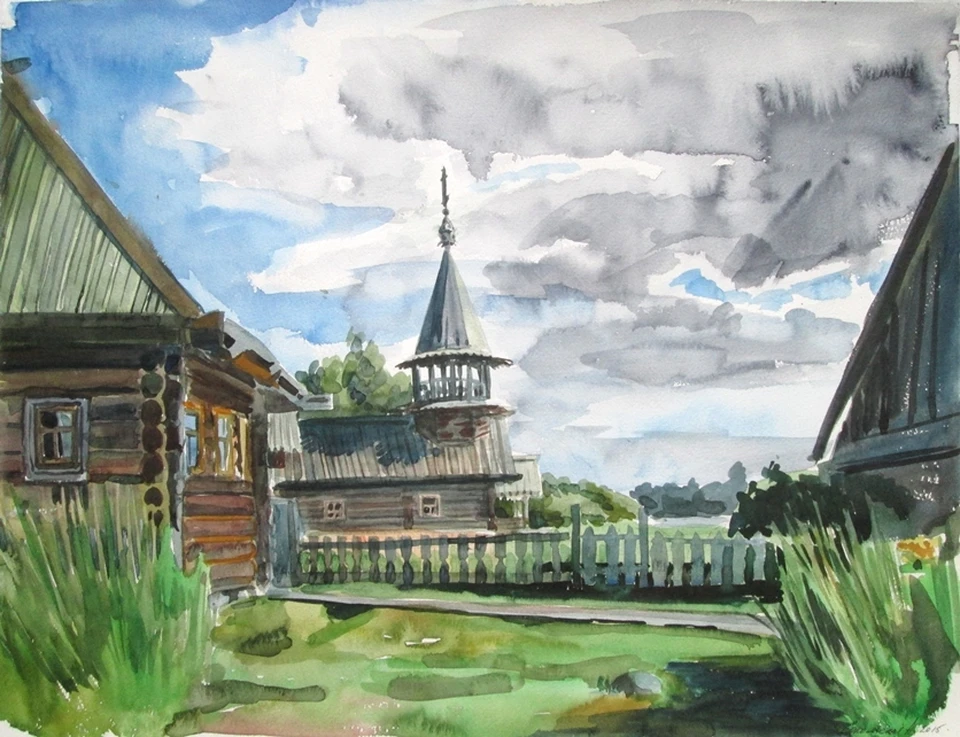 Александра Сокольская. Серия "Остров Кижи", 2015