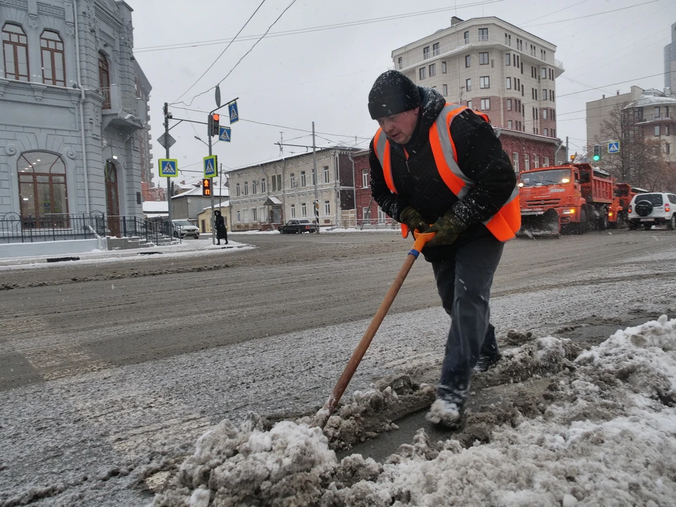 В Самаре выпало много снега