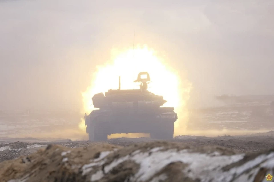 Военные отработали практический эпизод на полигоне. Фото: Минобороны Беларуси