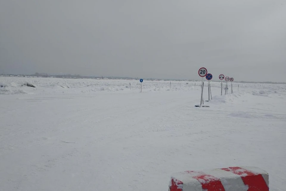 Следком завел уголовное дело после гибели водителя на ледовой переправе через Енисей. Фото: СК России по краю