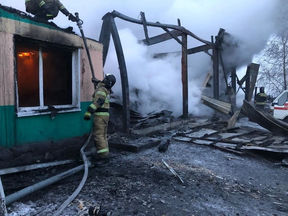 В Красноярске от угарного газа при пожаре погибла пенсионерка