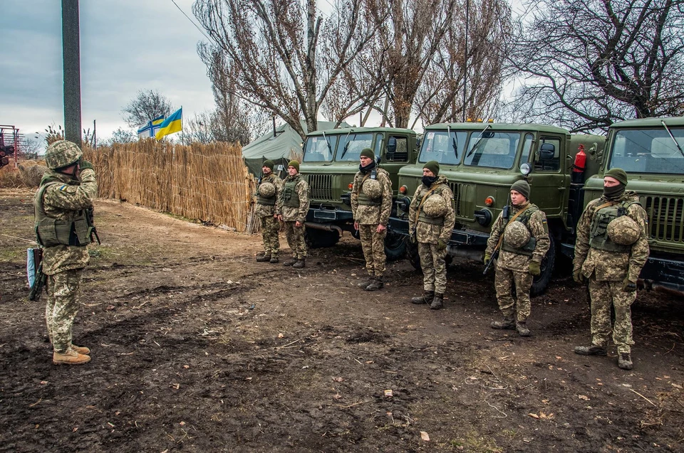 Украинских боевиков обучают поляки. Фото: Фейсбук