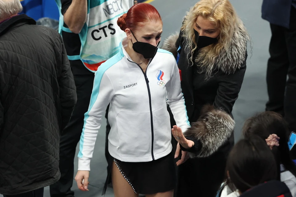Саша Трусова повела себя как-то совсем не по-олимпийски.