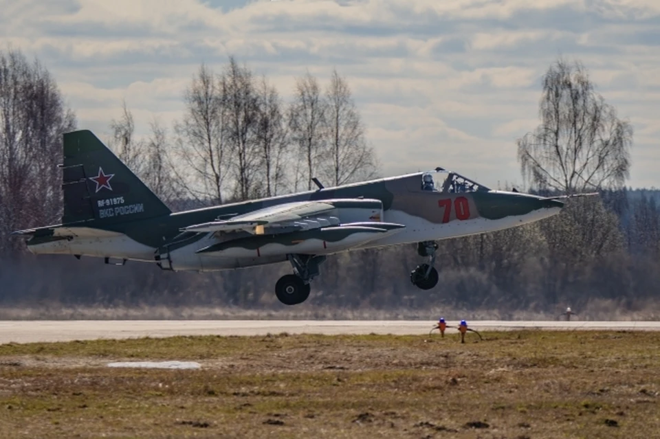 На Украине потерпел аварию штурмовик Су-25 ВКС России