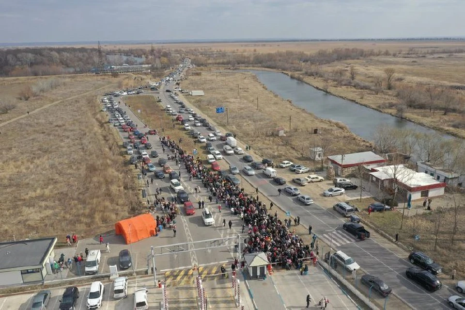 Это Паланка, въезд в Молдову (Фото: соцсети).