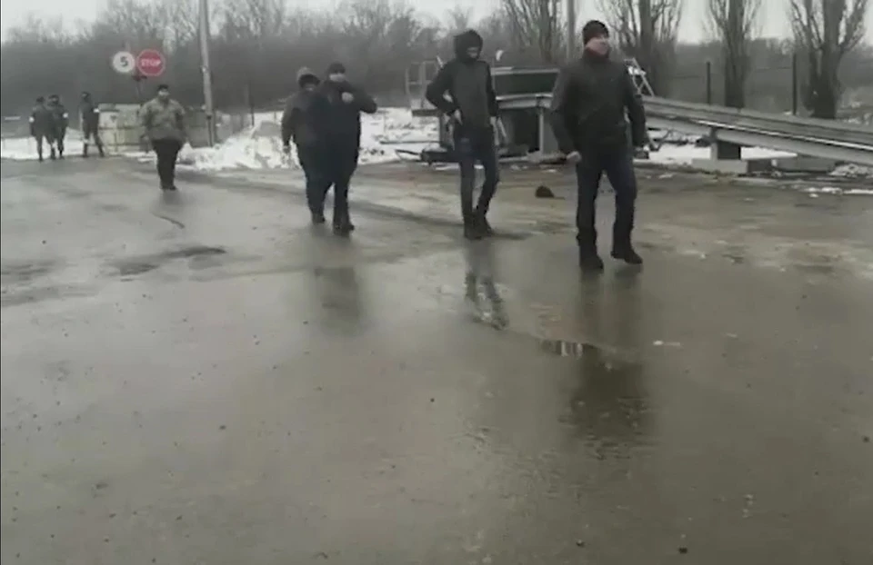 ФСБ опубликовала кадры перехода пограничниками Украины границы с РФ. Фото: скриншот из видео