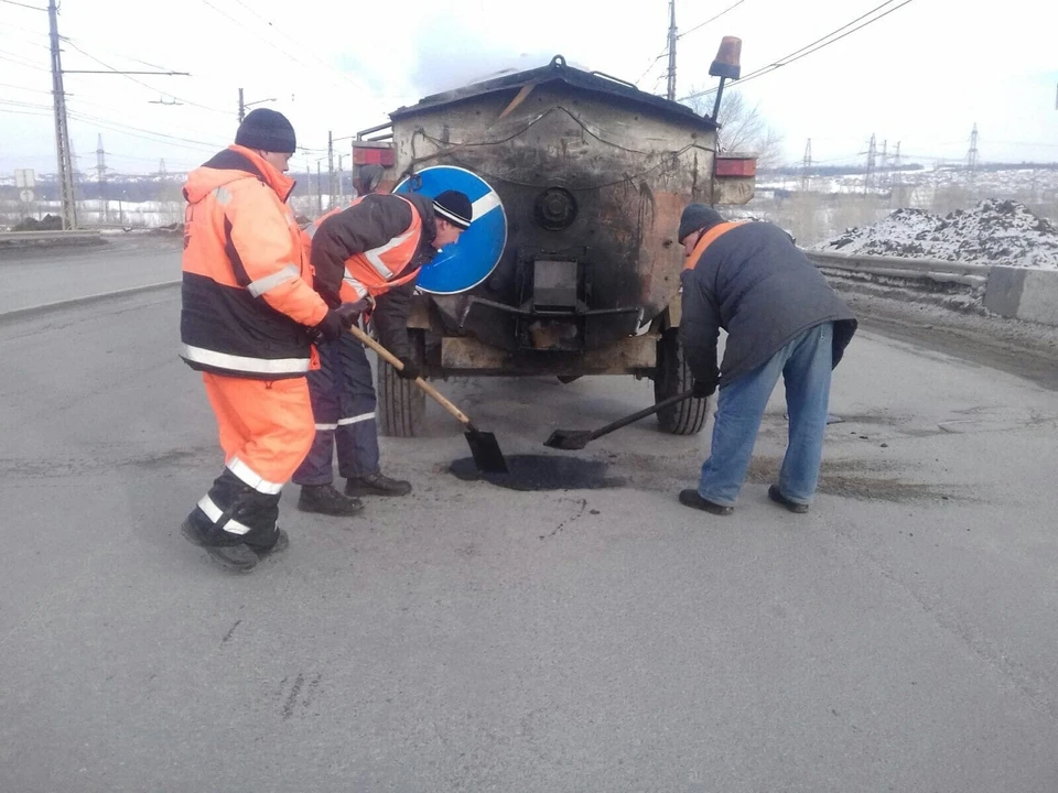 За неделю отремонтировали 2 дорожных объекта. Фото: администрация Тольятти