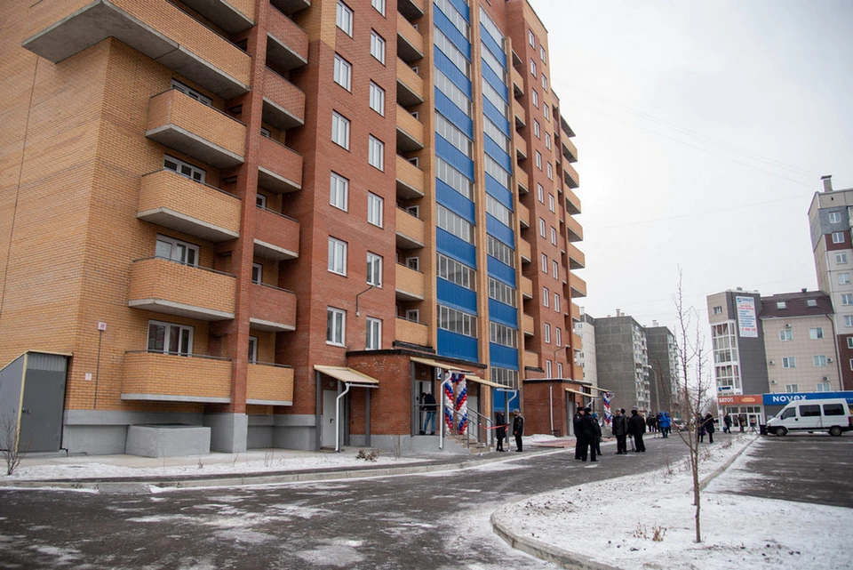 В Красноярске для сотрудников полиции построили 10-этажный дом. Фото: пресс-служба краевой полиции