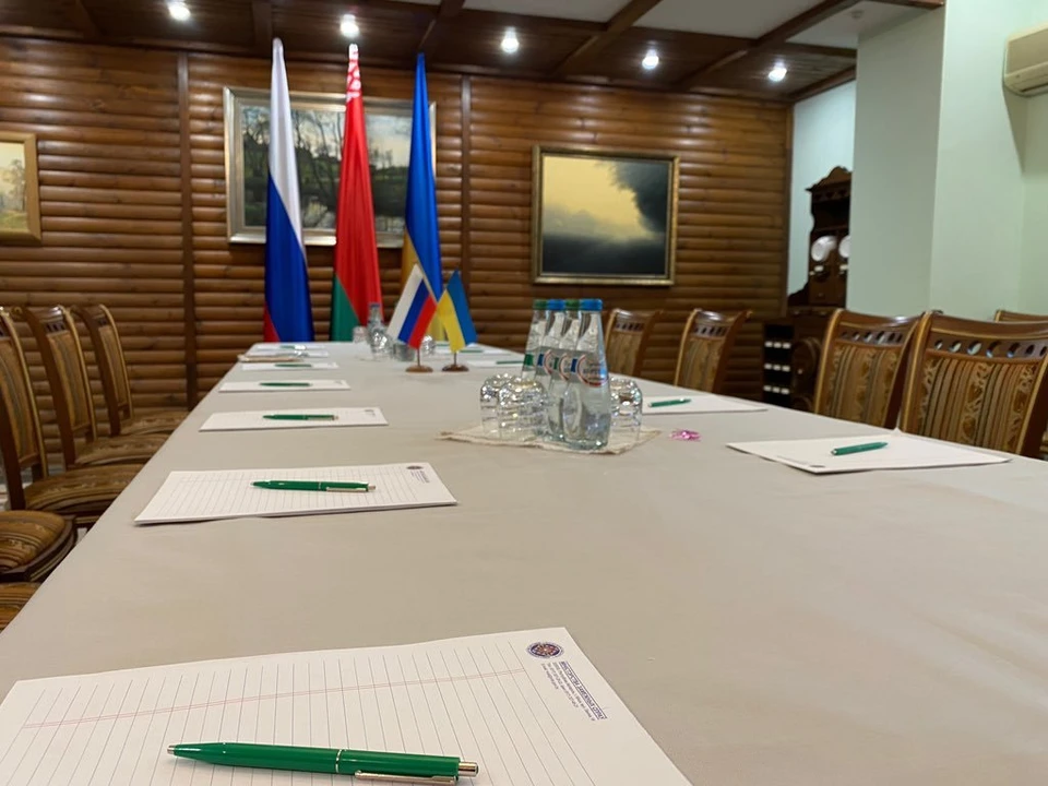 Зал для второго раунда переговоров. Фото: МИД Беларуси