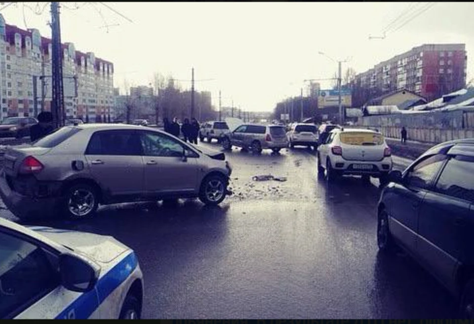В результате аварии никто не пострадал. Фото: телеграм канал "В курсе 22"