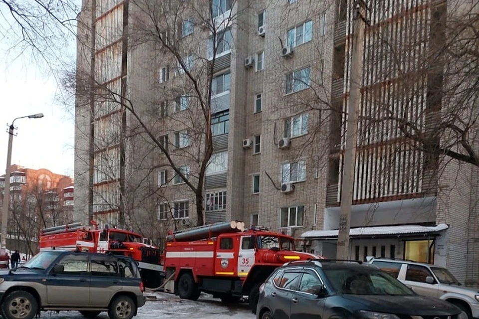 Ребенок погиб во время пожара в Хабаровске