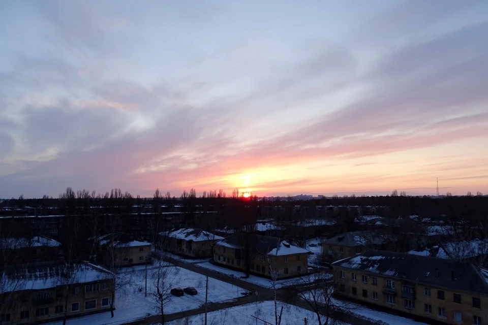 В Липецке морозно: зима не хочет уходить