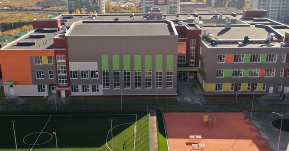 Строительство первой школы на Берша завершилось в середине февраля. Фото izh.ru