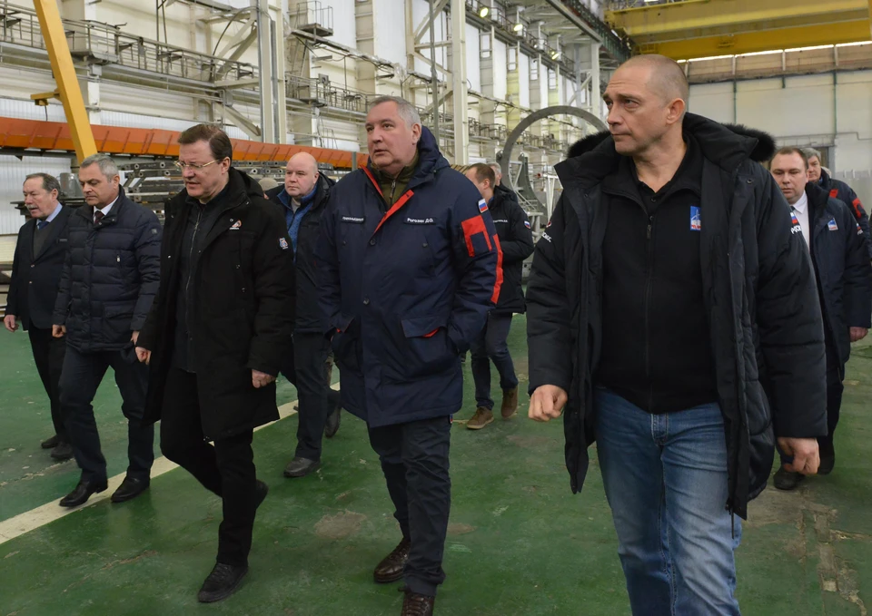 Дмитрий Рогозин заявил, что санкции никак не отразятся на работе самарского предприятия. Фото - РКЦ "Прогресс"