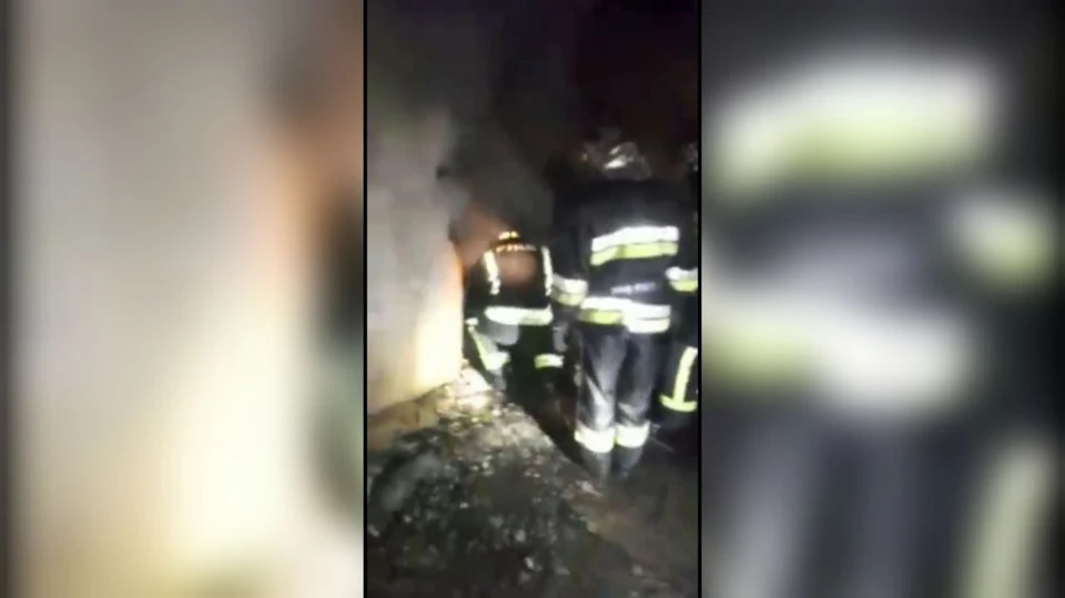 Возгорание произошло в одном из помещений двухквартирного жилого дома