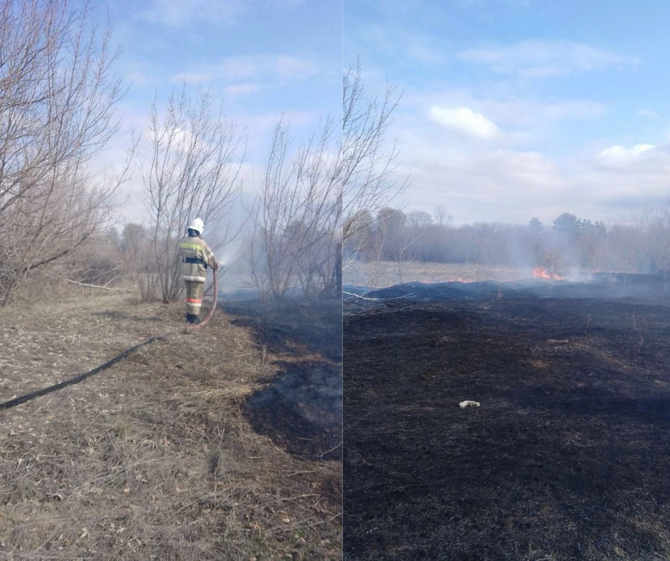 На помощь спасателям выехали пожарные из Краснохолма