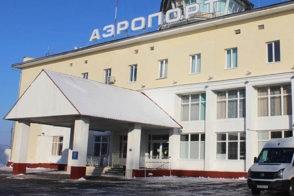 Ремонт фасада здания курского аэропорта находится в заключительной стадии