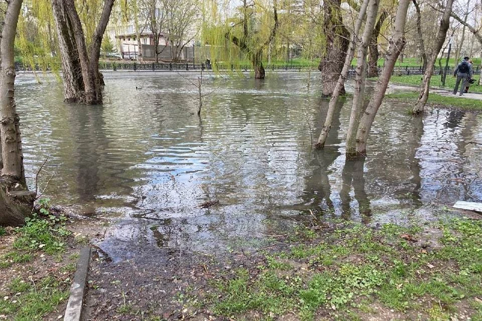 Река впервые за шесть лет стала полноводной.