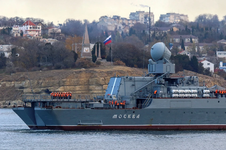 Крейсер "Москва" был флагманом Черноморского флота России.