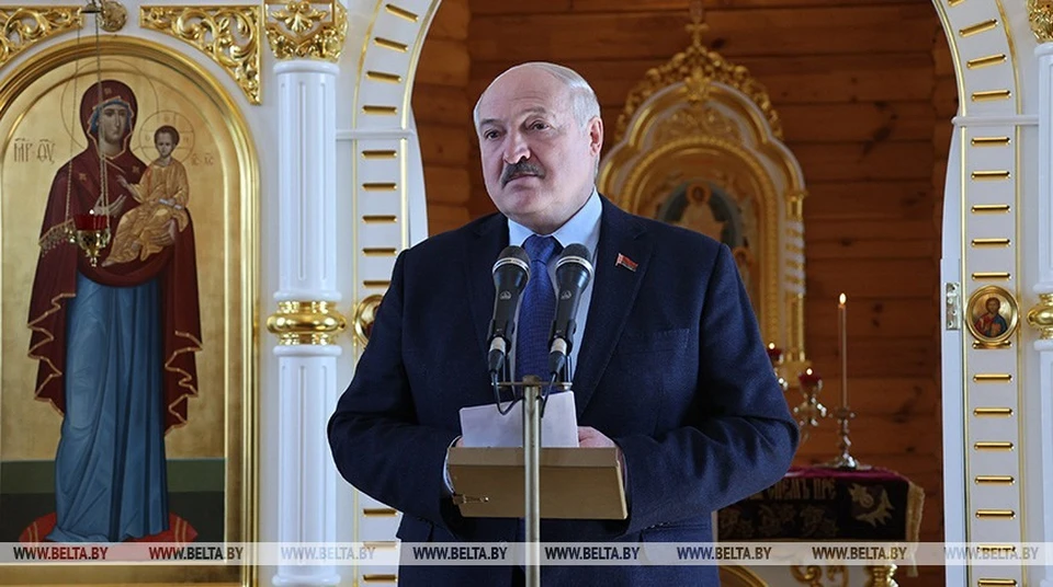 Александр Лукашенко на Пасху говорил о счастье. Фото: belta.by