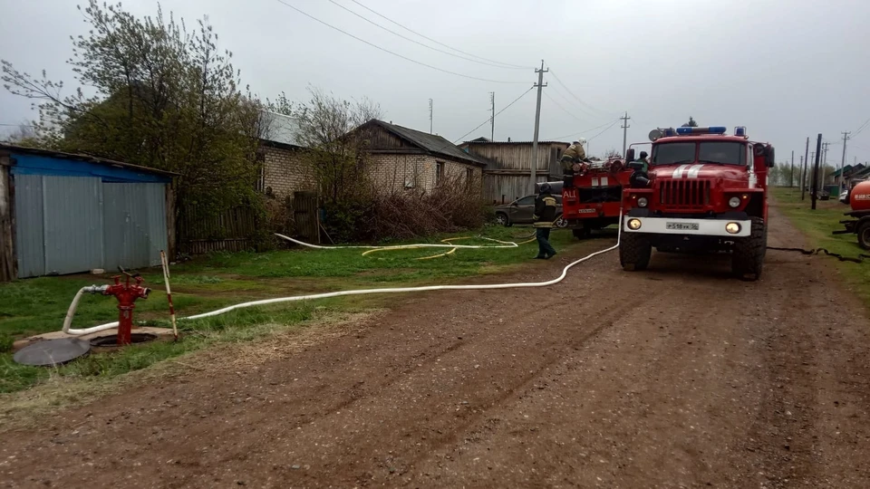 Общая площадь пожара составила 52 квадратных метра