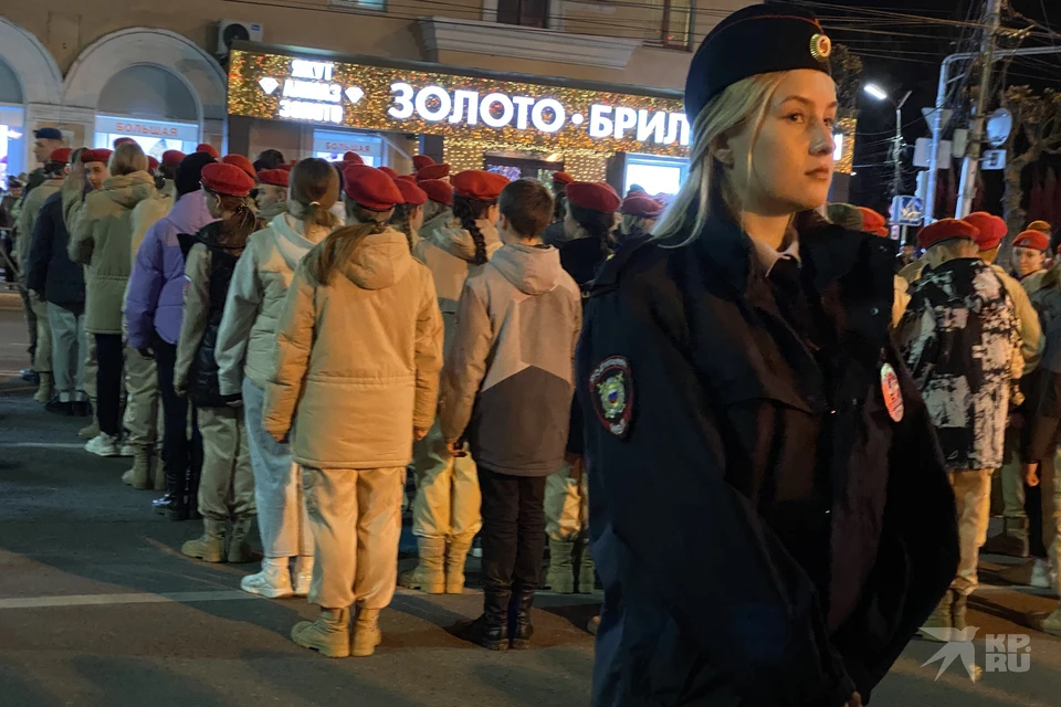 В центре Рязани продолжается репетиция Парада Победы 2022.