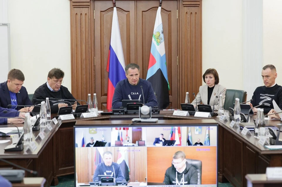 Вячеслав Гладков рассказал, какие меры поддержки семей погибших военных разрабатываются на уровне региона. фото: с сайта губернатора и правительства Белгородской области.