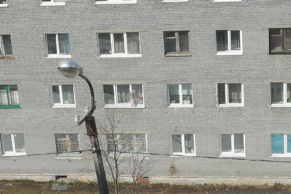 Ребенок мог сорваться вниз. Фото: vk.com/swisshibiny