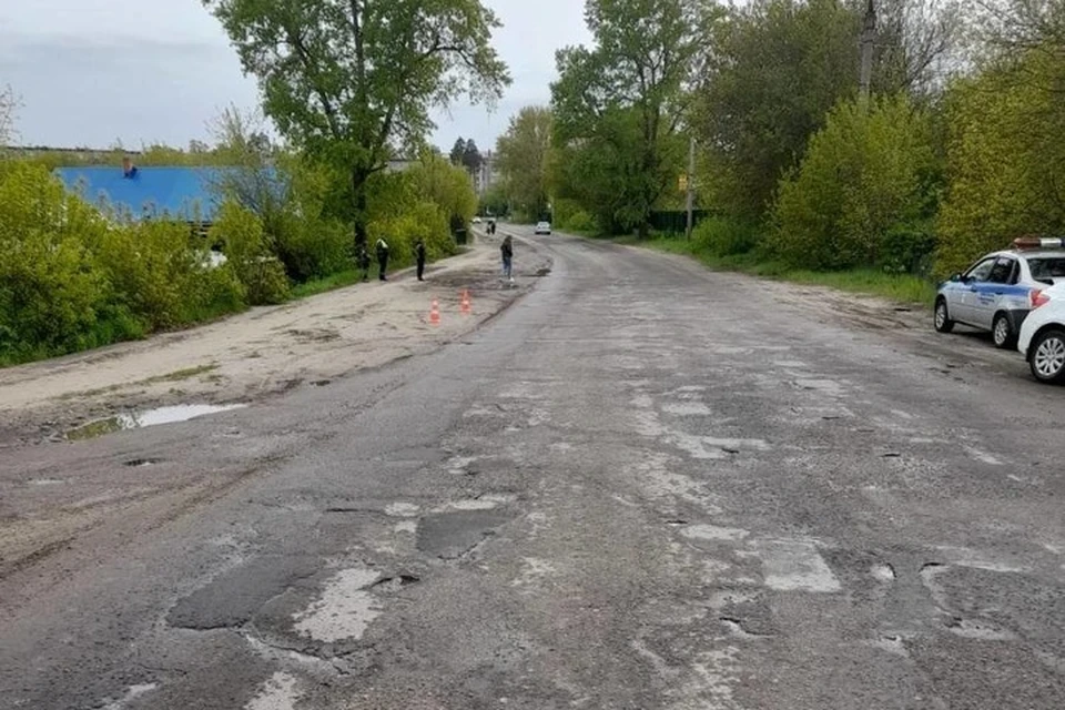 ДТП произошло у дома №2 по улице Горького в Звенигово. Фото: Госавтоинспекция Марий Эл