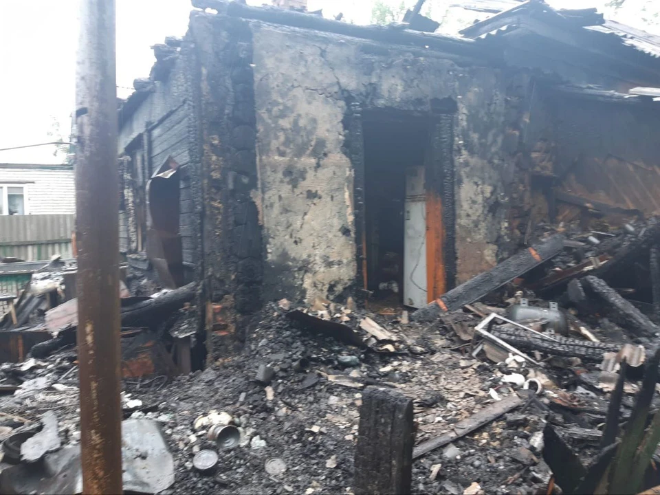 Пожар в Петровске