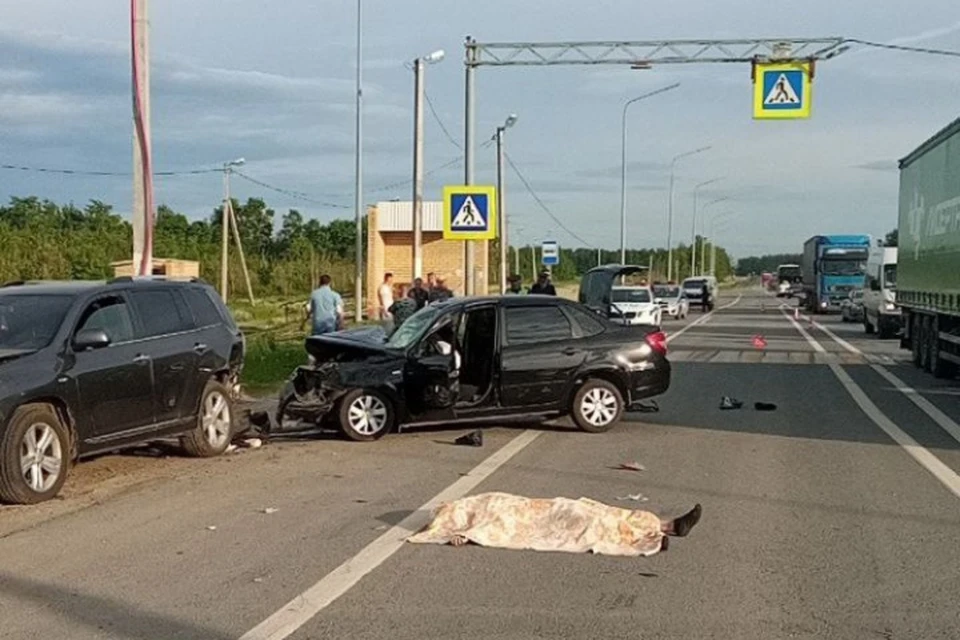 ДТП произошло на 666 километре автодороги «Волга» в Чебоксарском районе. Фото: МВД по Чувашии