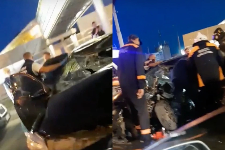 Пока что неизвестно какие травмы получили участники ДТП. Фото: кадр из видео