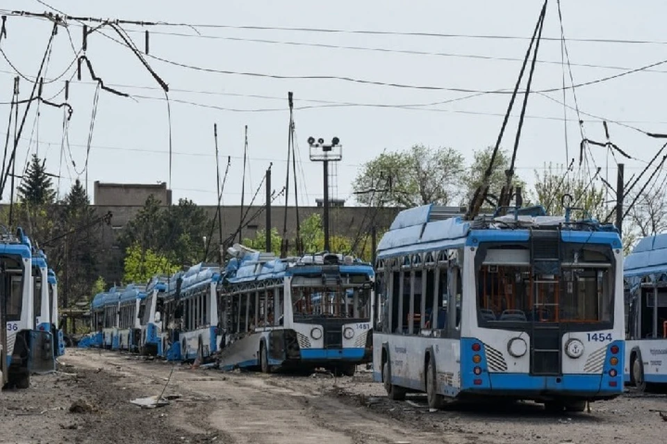 В Мариуполе планируют наладить транспортное сообщение в городе. Фото: t.me/nmrpl