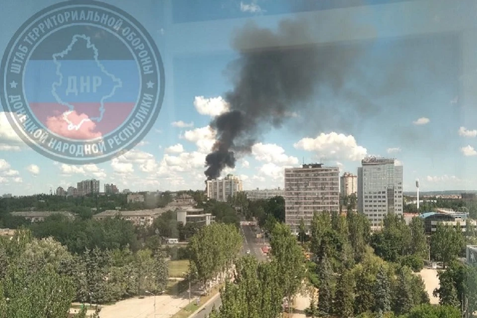 Столица ДНР подвергается мощным атакам со стороны украинской артиллерии. Фото (иллюстрация): Штаб теробороны ДНР