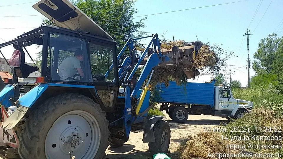 За полгода в Астрахани убрали более 1300 несанкционированных свалок