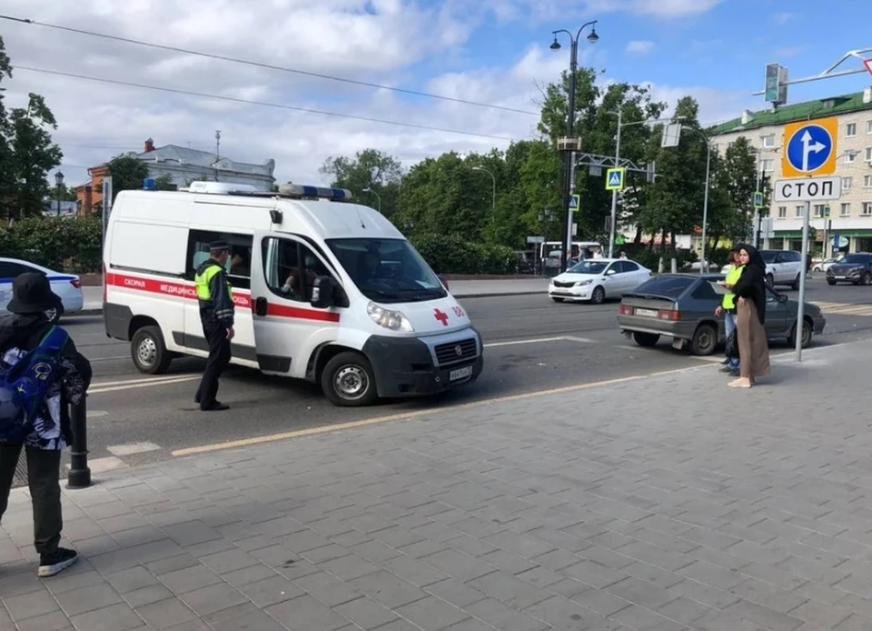 В центре Ульяновска сбили двух девочек