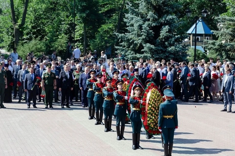 Торжественная церемония состоялась утром 22 июня. Фото: сайт администрации Ростова-на-Дону