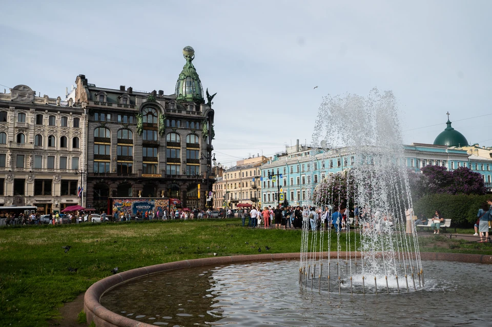 Санкт петербург жара