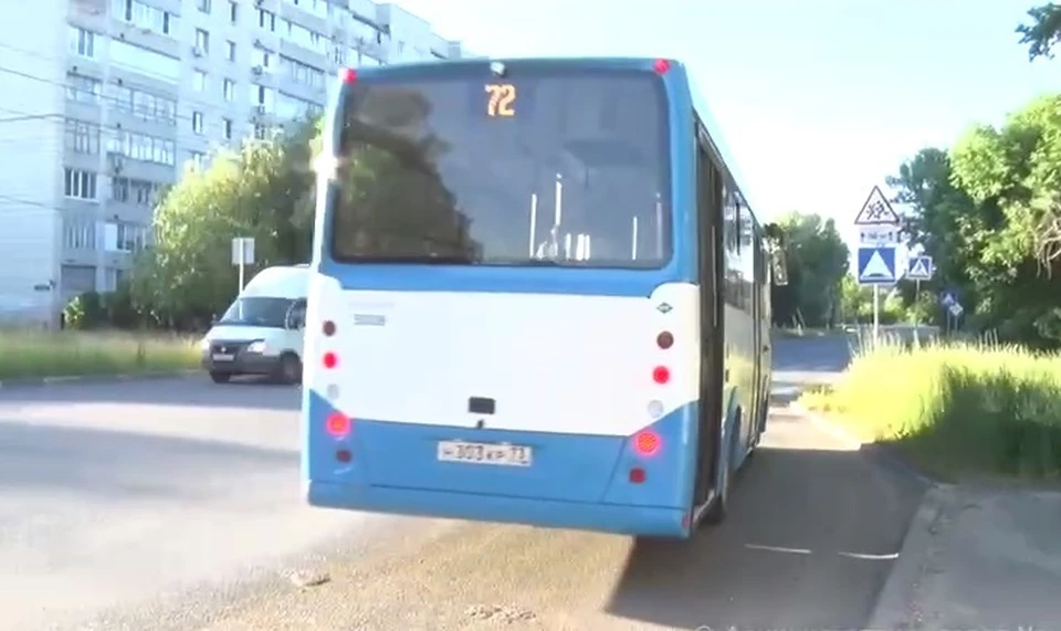 Автобус №72 начал работать в Ульяновске