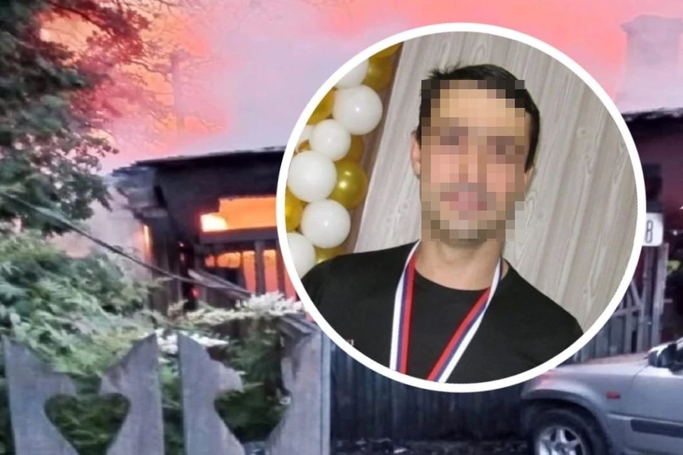 Мужчину подозревают в поджоге дома и убийстве жены. Фото: "АС Т-54"/соцсети