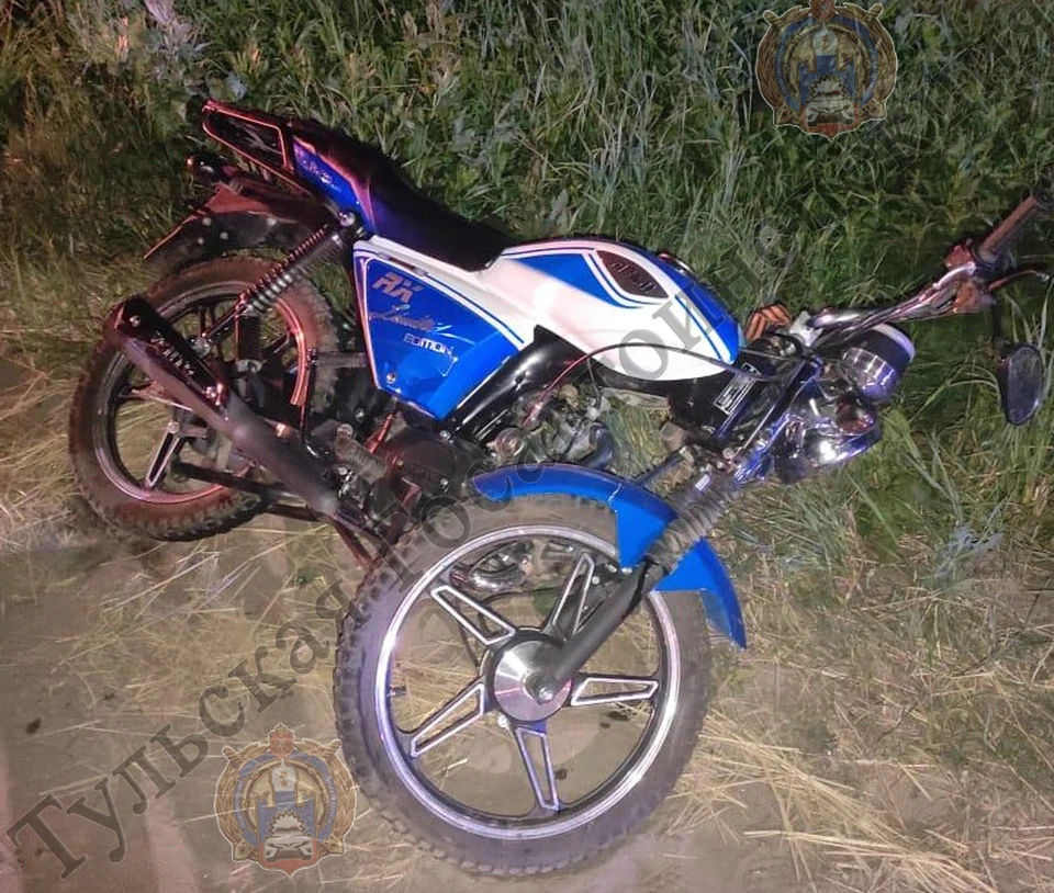 В Тульской области автомобилистка сбил 17-летнего юношу на мотоцикле